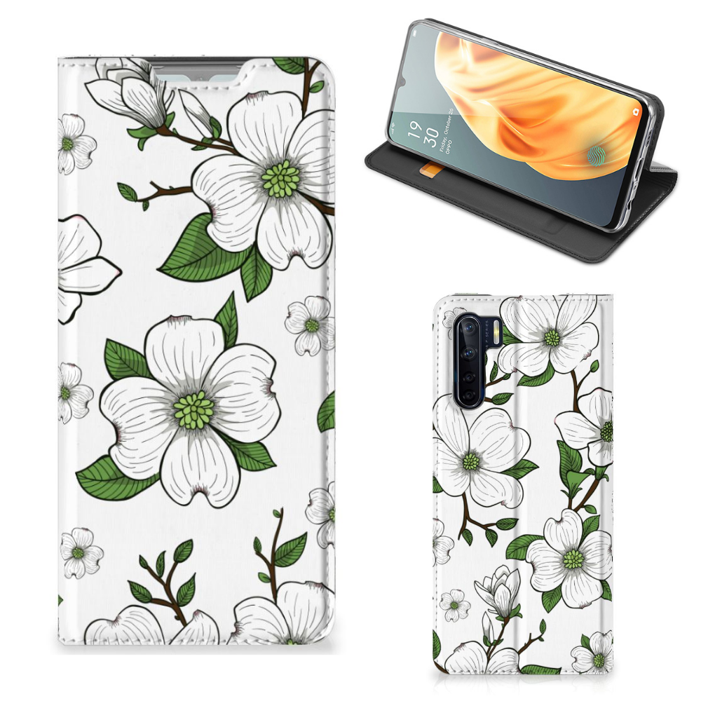 OPPO Reno3 | A91 Smart Cover Dogwood Flowers