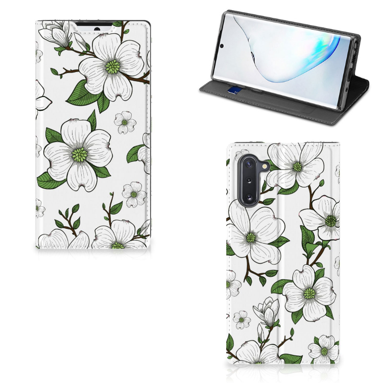 Samsung Galaxy Note 10 Smart Cover Dogwood Flowers