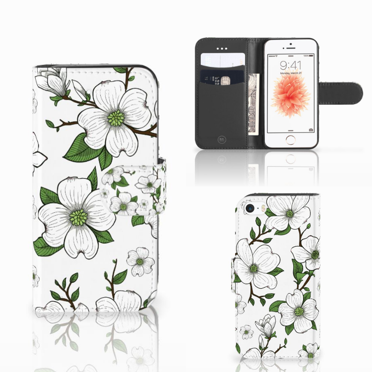 Apple iPhone 5 | 5s | SE Hoesje Dogwood Flowers