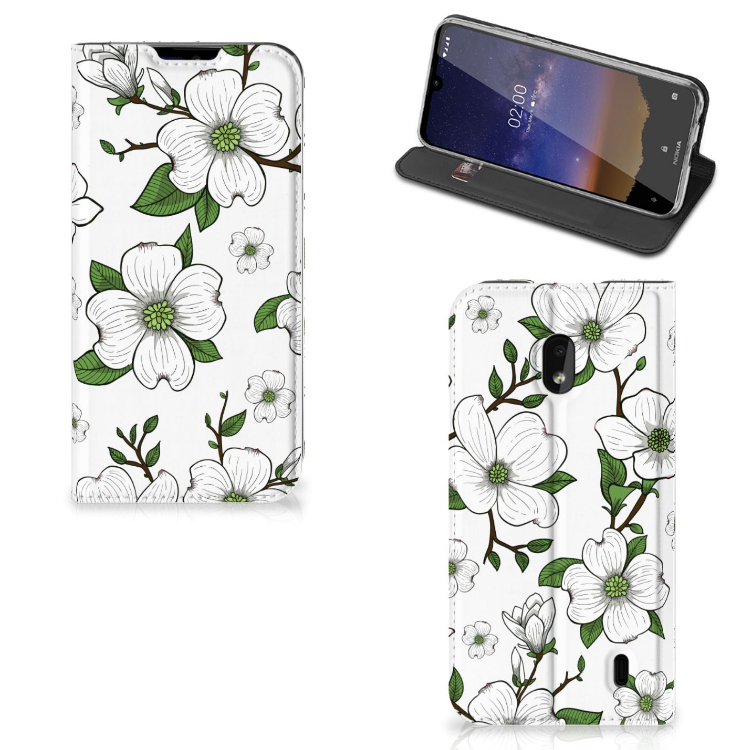 Nokia 2.2 Smart Cover Dogwood Flowers