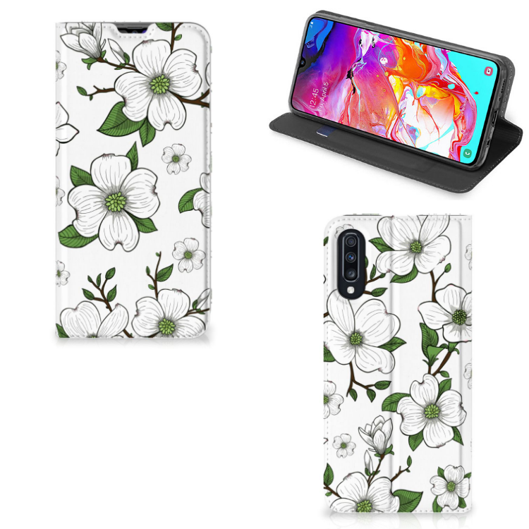 Samsung Galaxy A70 Smart Cover Dogwood Flowers