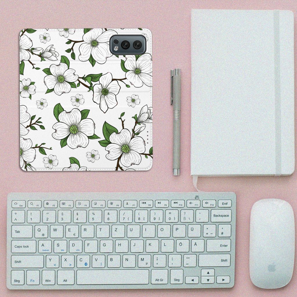 OnePlus Nord 2 5G Smart Cover Dogwood Flowers