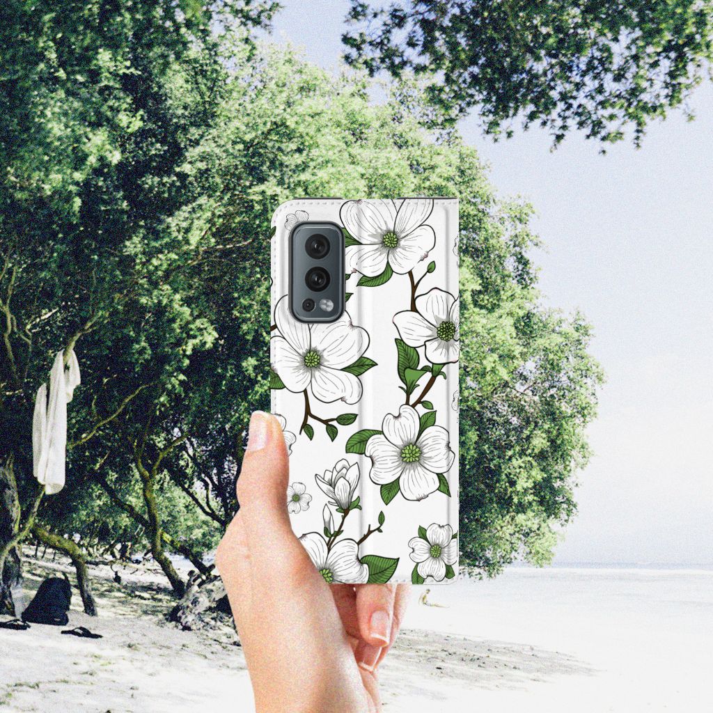 OnePlus Nord 2 5G Smart Cover Dogwood Flowers