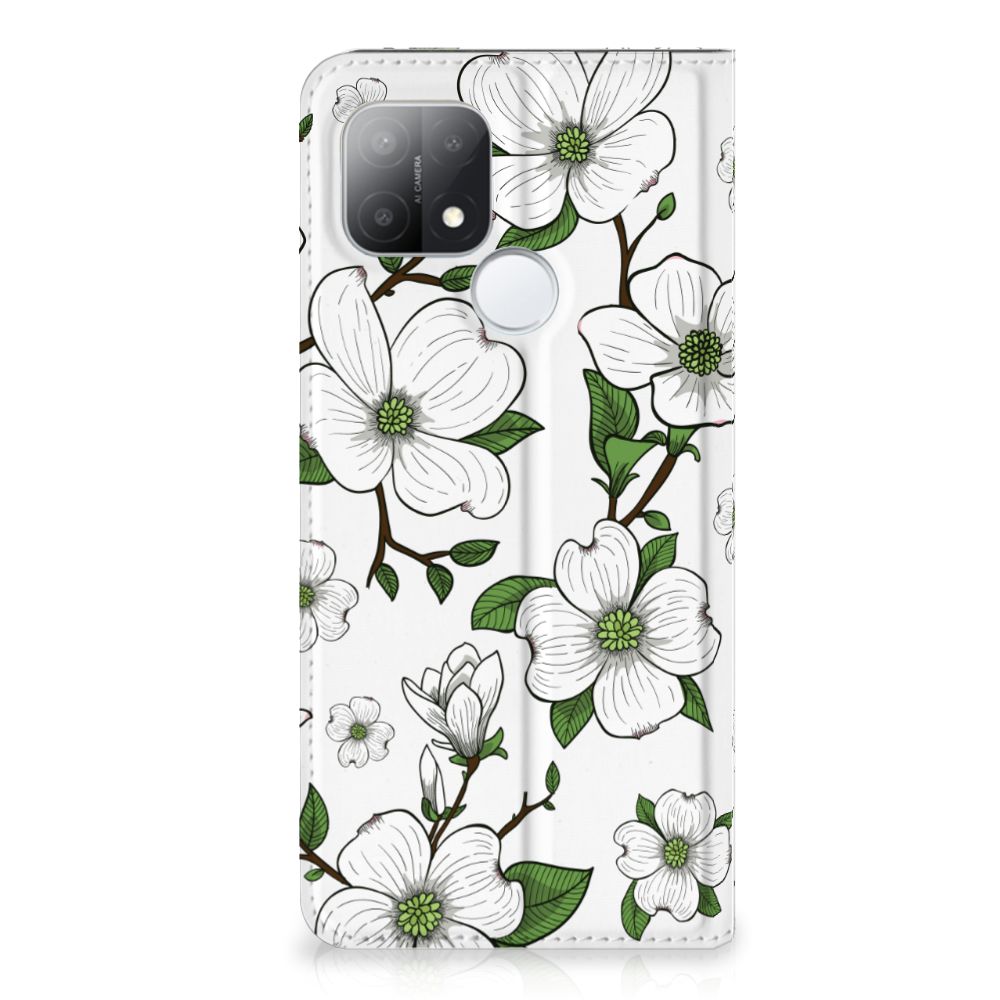 OPPO A15 Smart Cover Dogwood Flowers