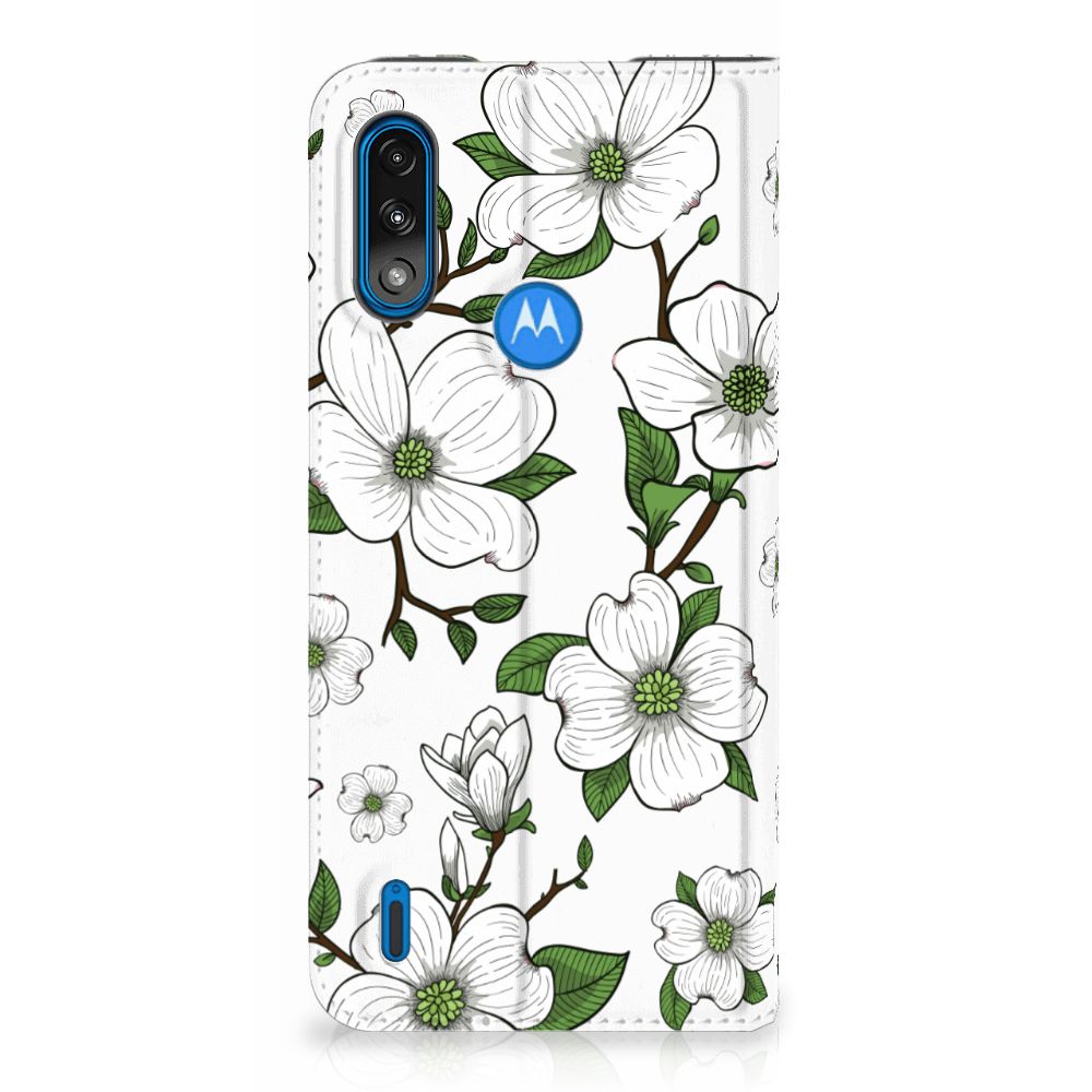Motorola Moto E7 Power | E7i Power Smart Cover Dogwood Flowers