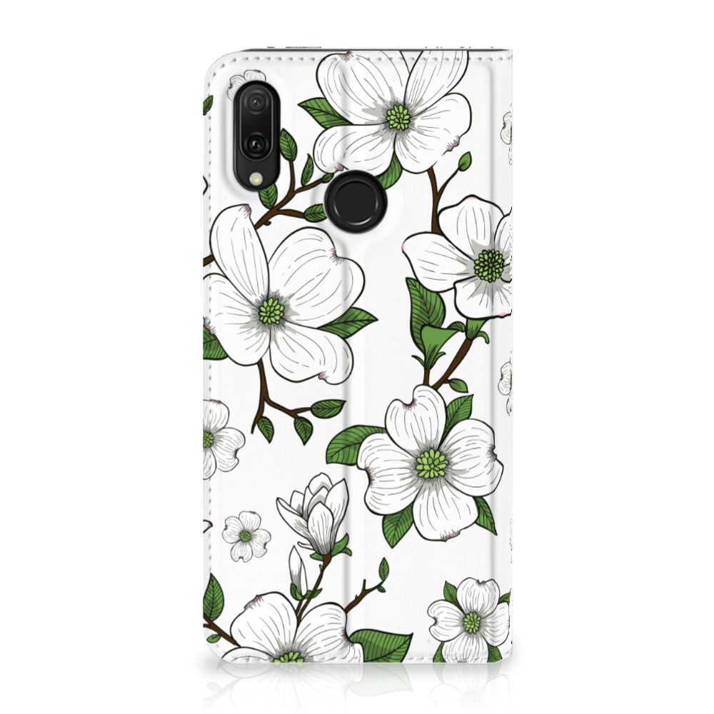Huawei Y7 hoesje Y7 Pro (2019) Smart Cover Dogwood Flowers