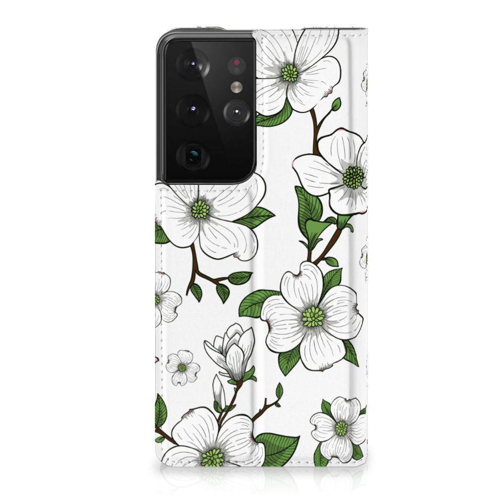 Samsung Galaxy S21 Ultra Smart Cover Dogwood Flowers