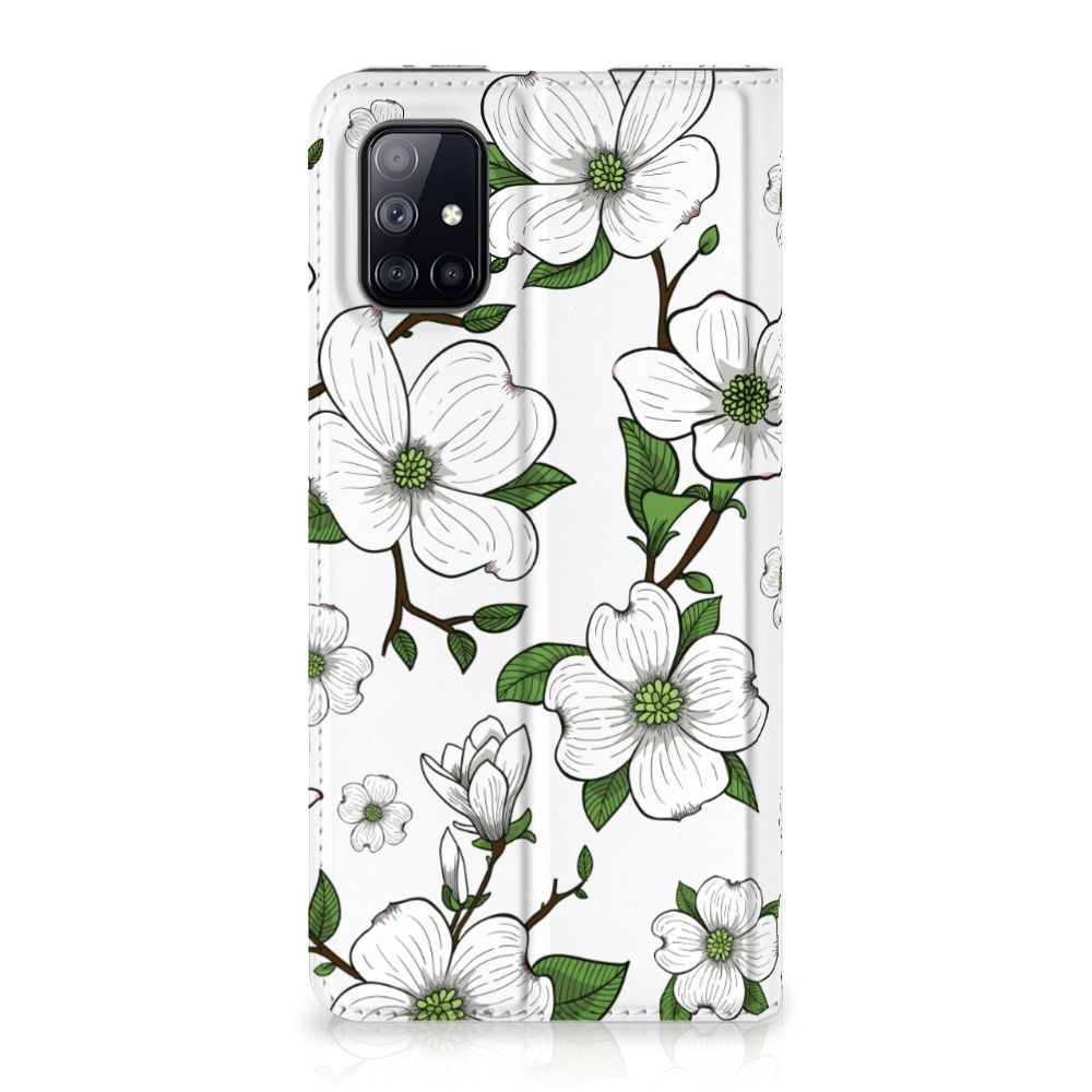 Samsung Galaxy M51 Smart Cover Dogwood Flowers