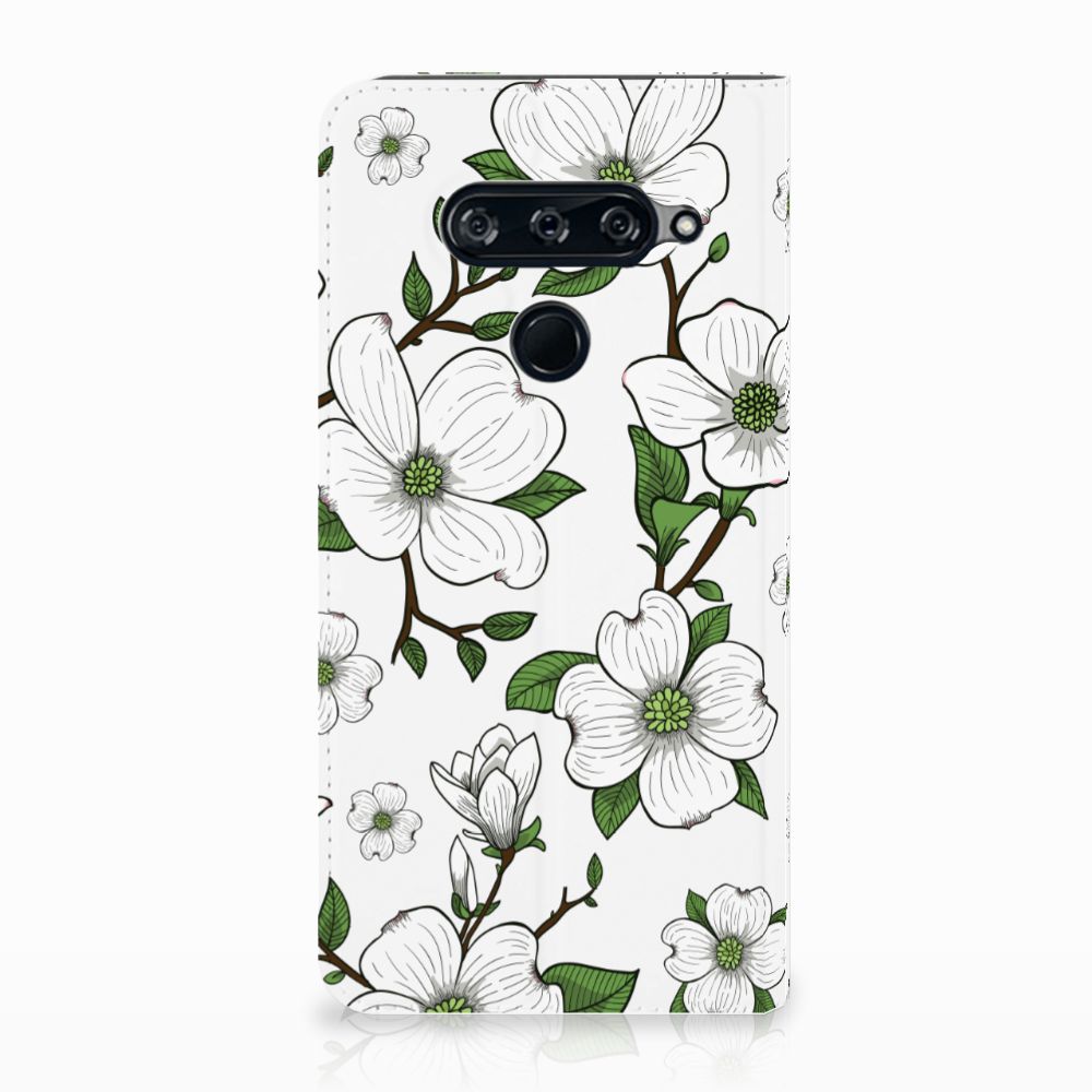 LG V40 Thinq Smart Cover Dogwood Flowers