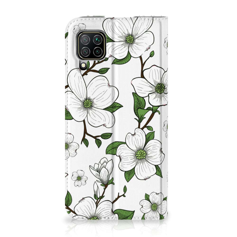 Huawei P40 Lite Smart Cover Dogwood Flowers