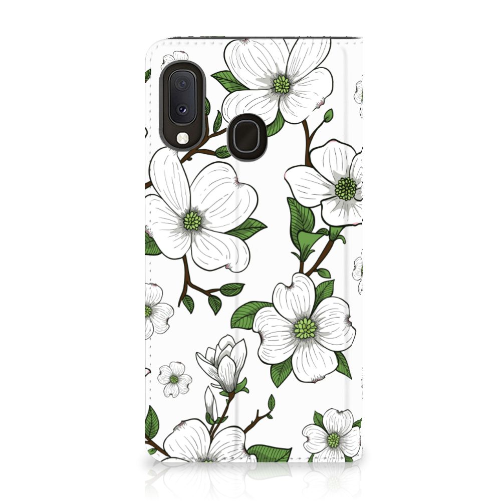 Samsung Galaxy A20e Smart Cover Dogwood Flowers