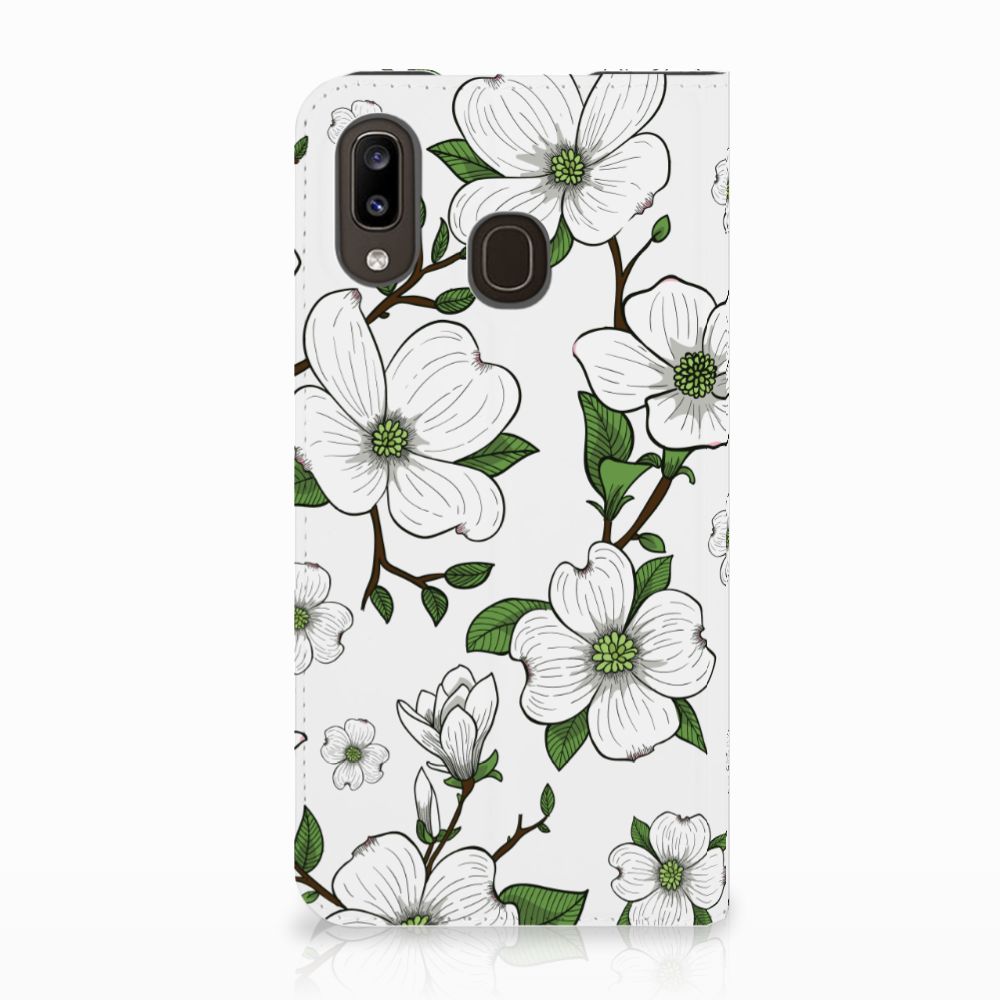 Samsung Galaxy A30 Smart Cover Dogwood Flowers