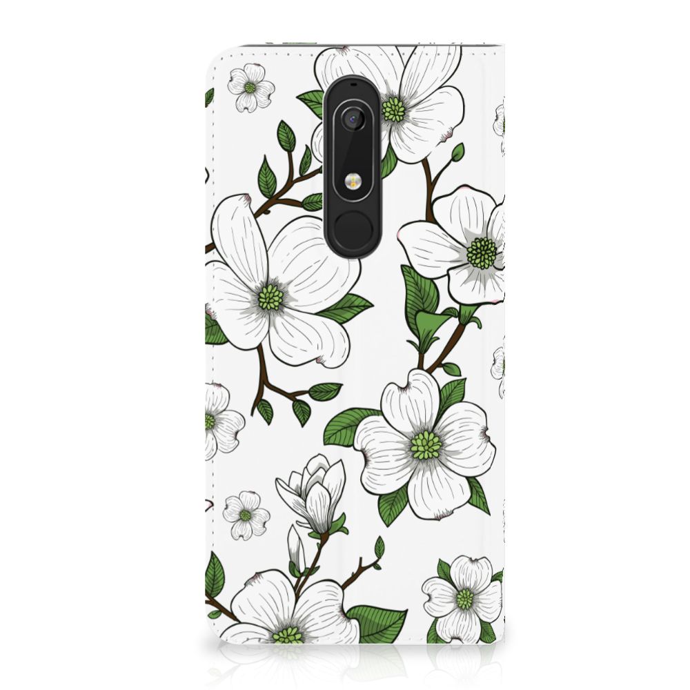 Nokia 5.1 (2018) Smart Cover Dogwood Flowers