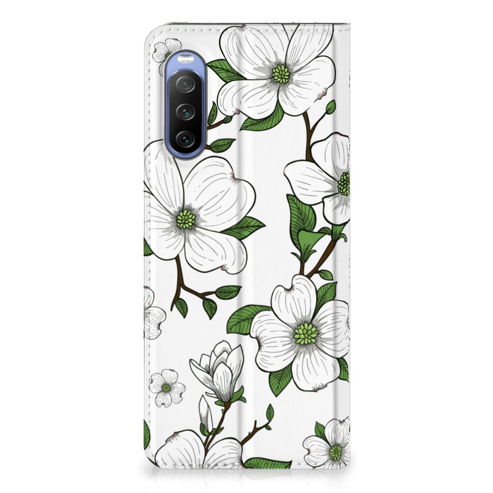 Sony Xperia 10 III Smart Cover Dogwood Flowers