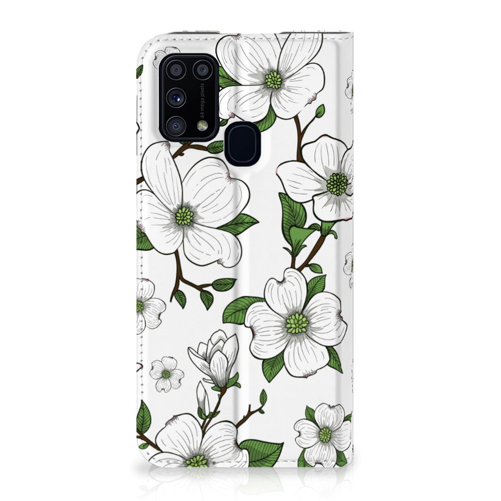 Samsung Galaxy M31 Smart Cover Dogwood Flowers