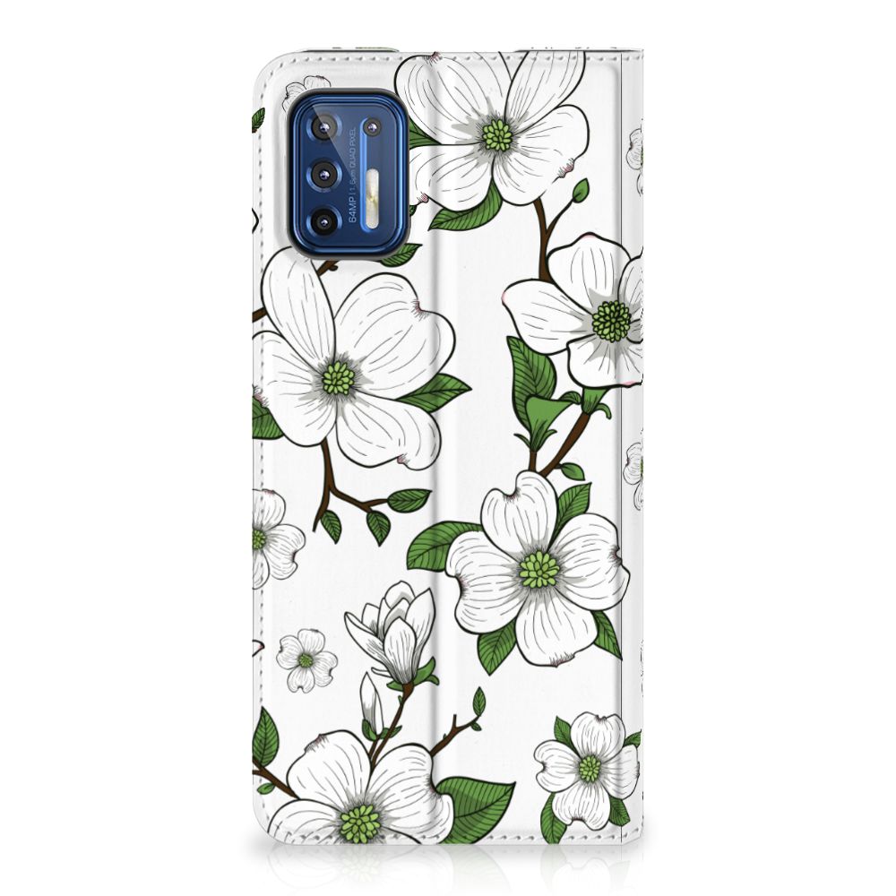 Motorola Moto G9 Plus Smart Cover Dogwood Flowers