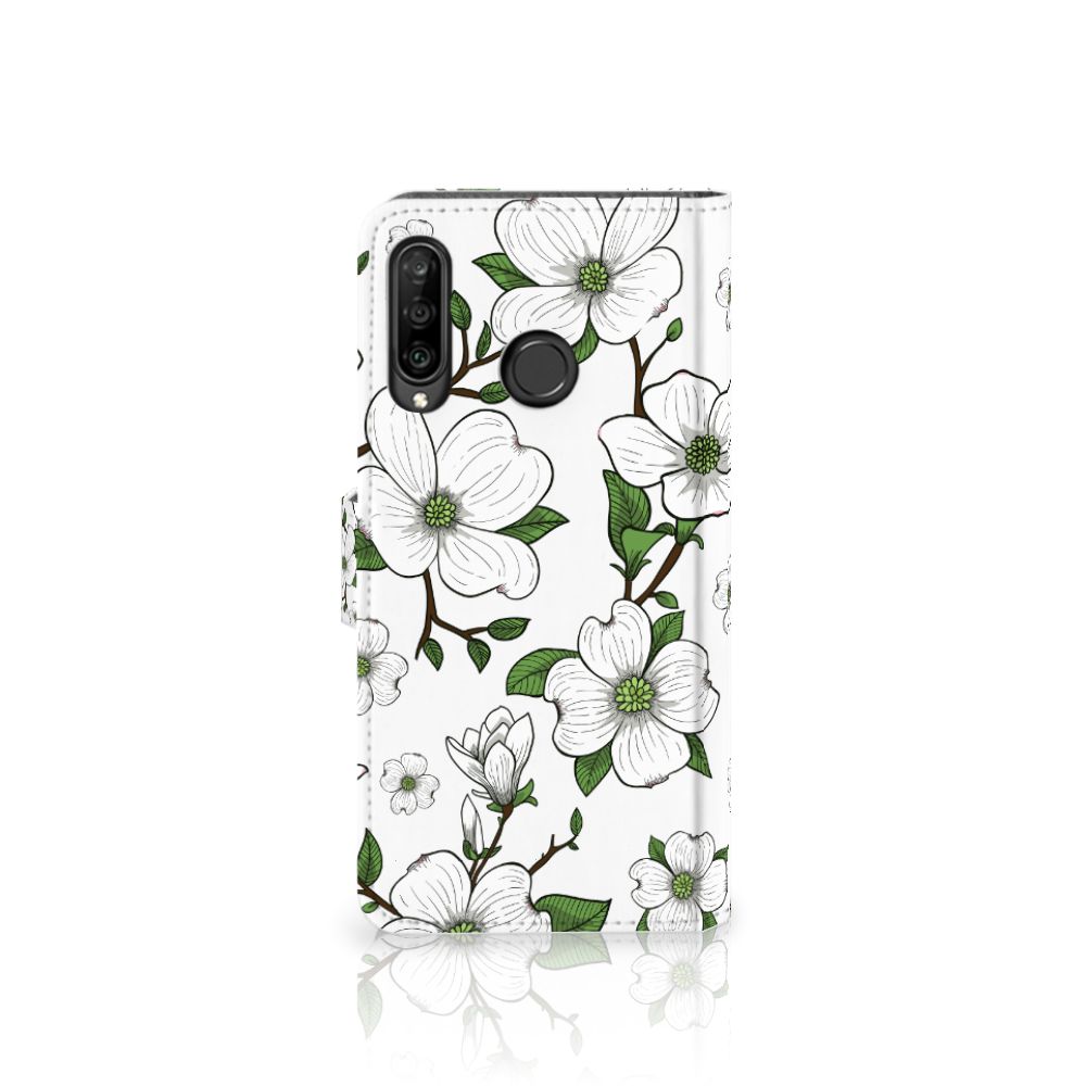 Huawei P30 Lite (2020) Hoesje Dogwood Flowers