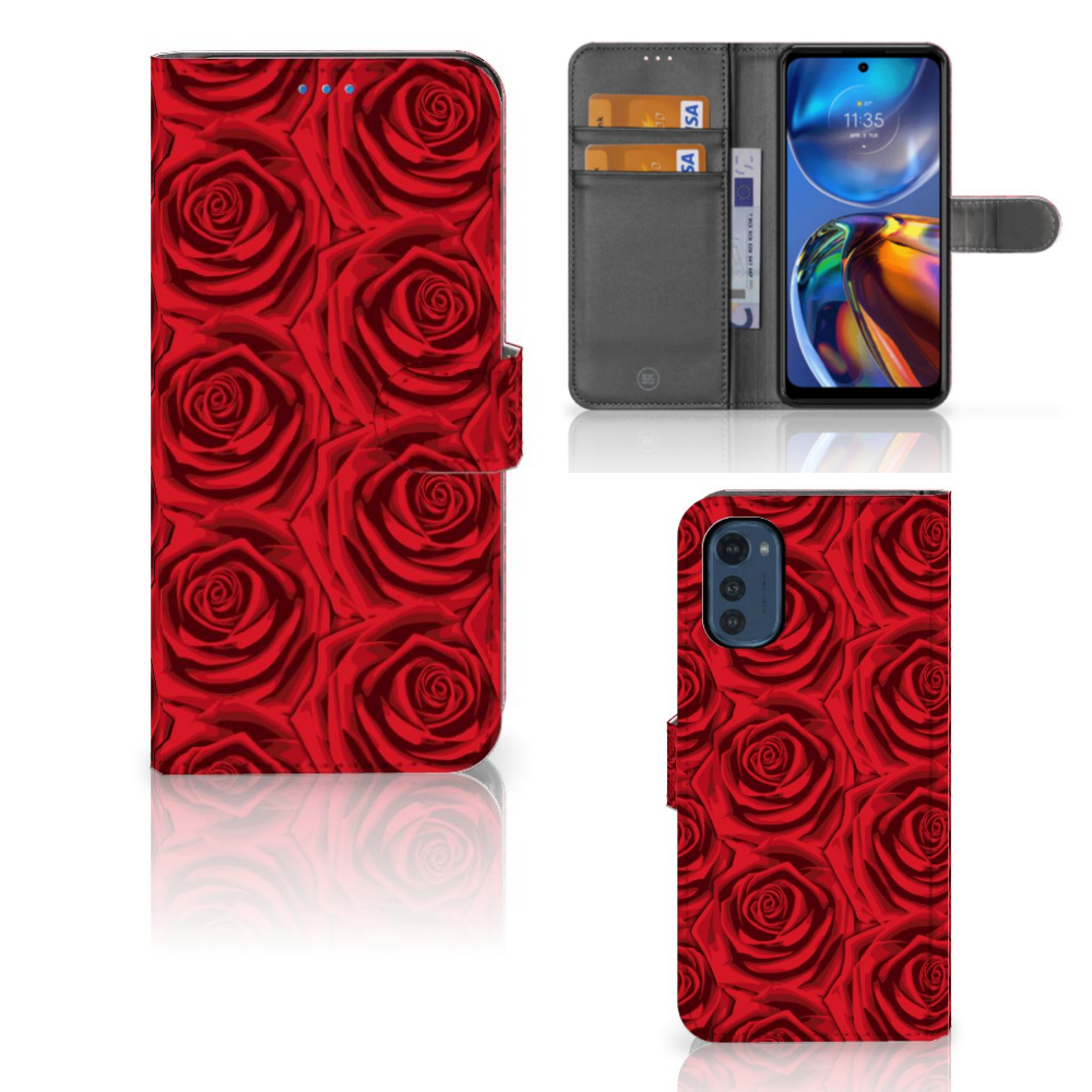 Motorola Moto E32 | Moto E32s Hoesje Red Roses