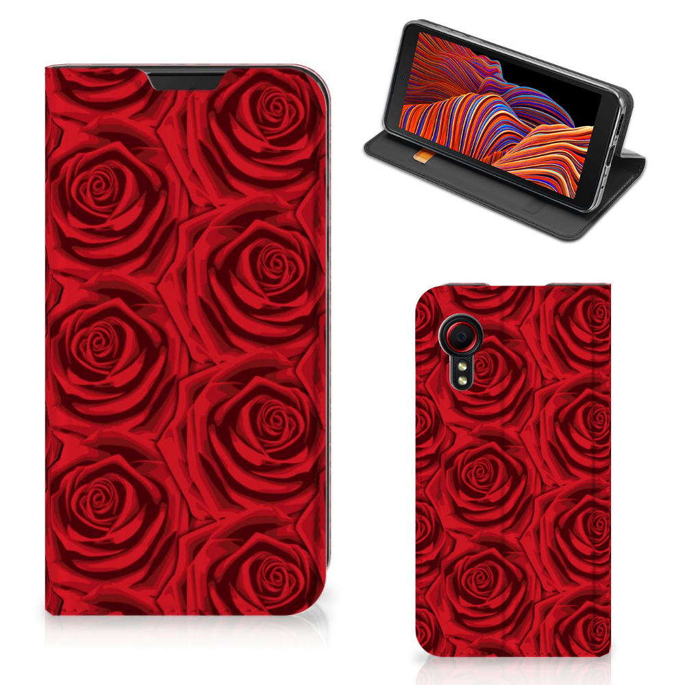 Samsung Galaxy Xcover 5 Smart Cover Red Roses
