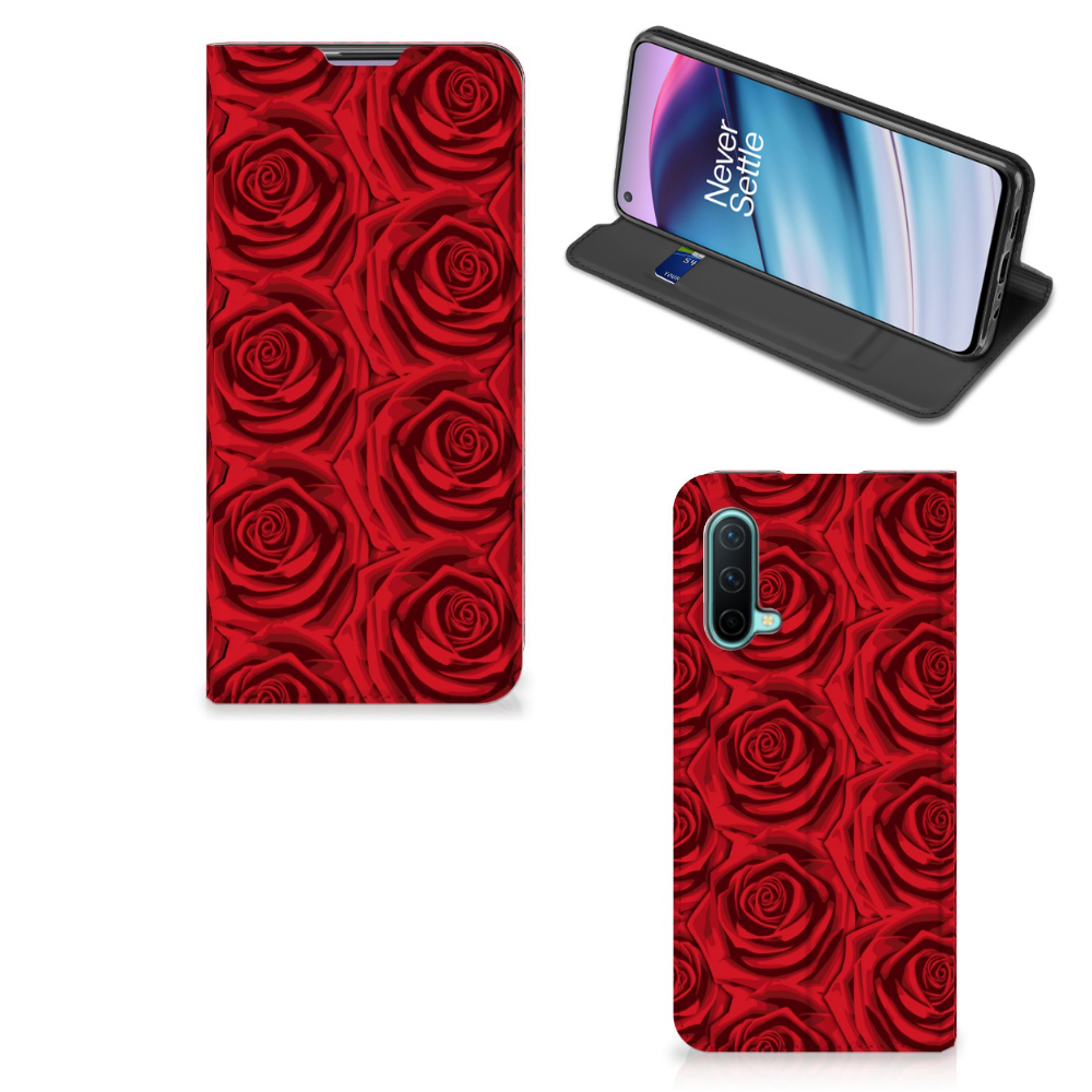 OnePlus Nord CE 5G Smart Cover Red Roses