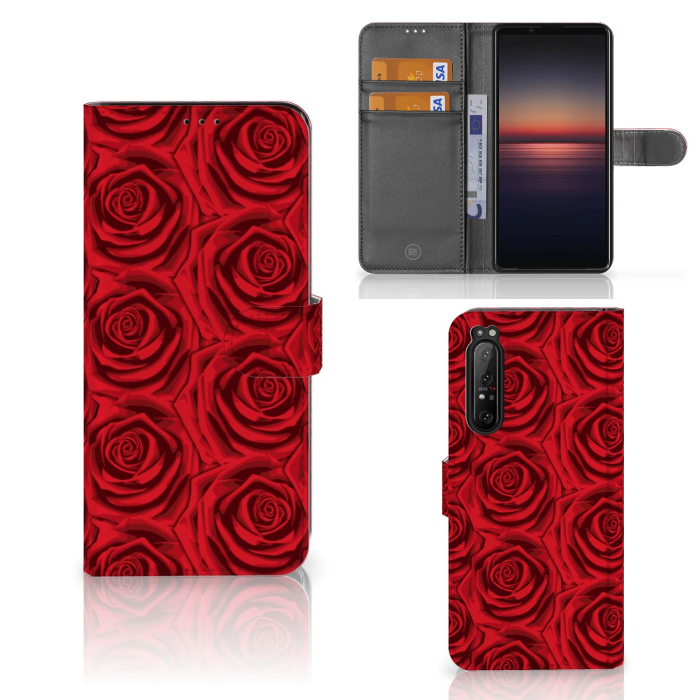 Sony Xperia 1 II Hoesje Red Roses
