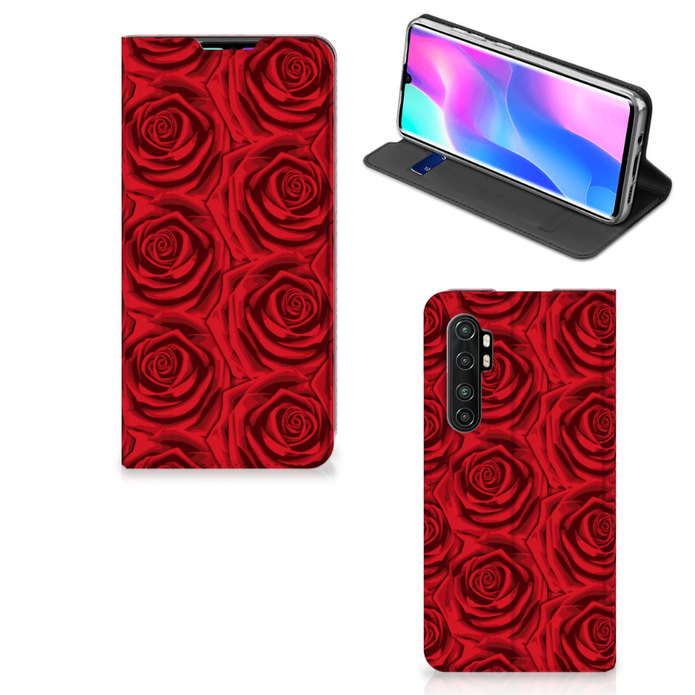 Xiaomi Mi Note 10 Lite Smart Cover Red Roses