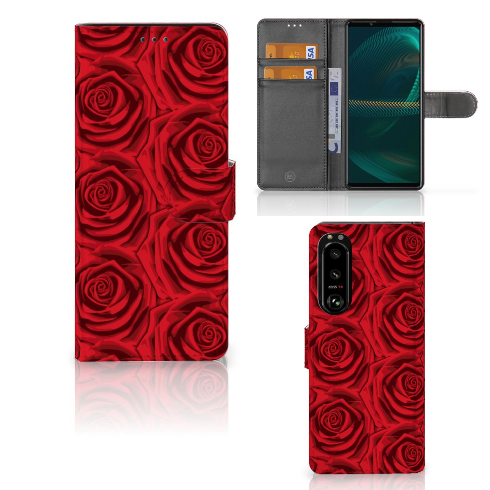 Sony Xperia 5III Hoesje Red Roses