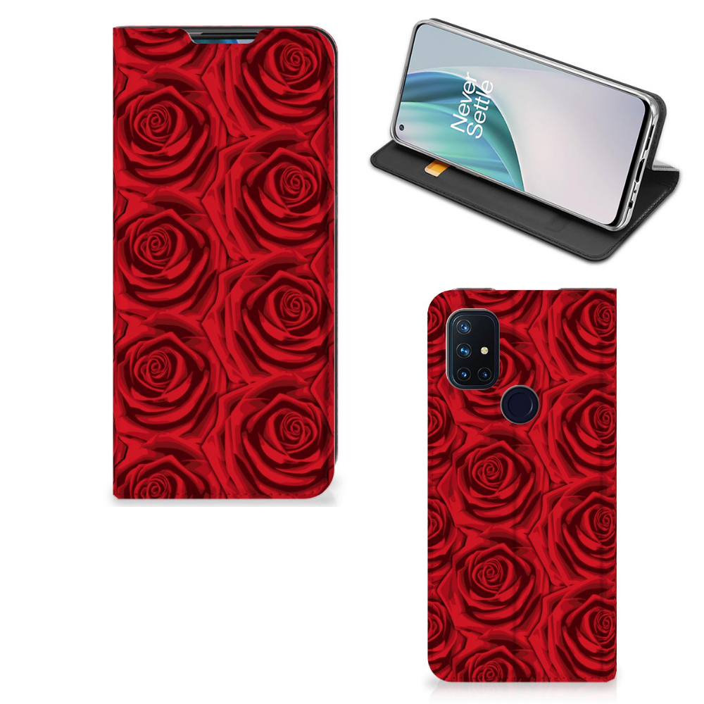 OnePlus Nord N10 5G Smart Cover Red Roses