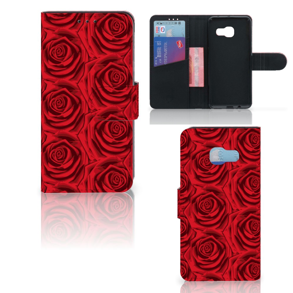 Samsung Galaxy A3 2017 Hoesje Red Roses