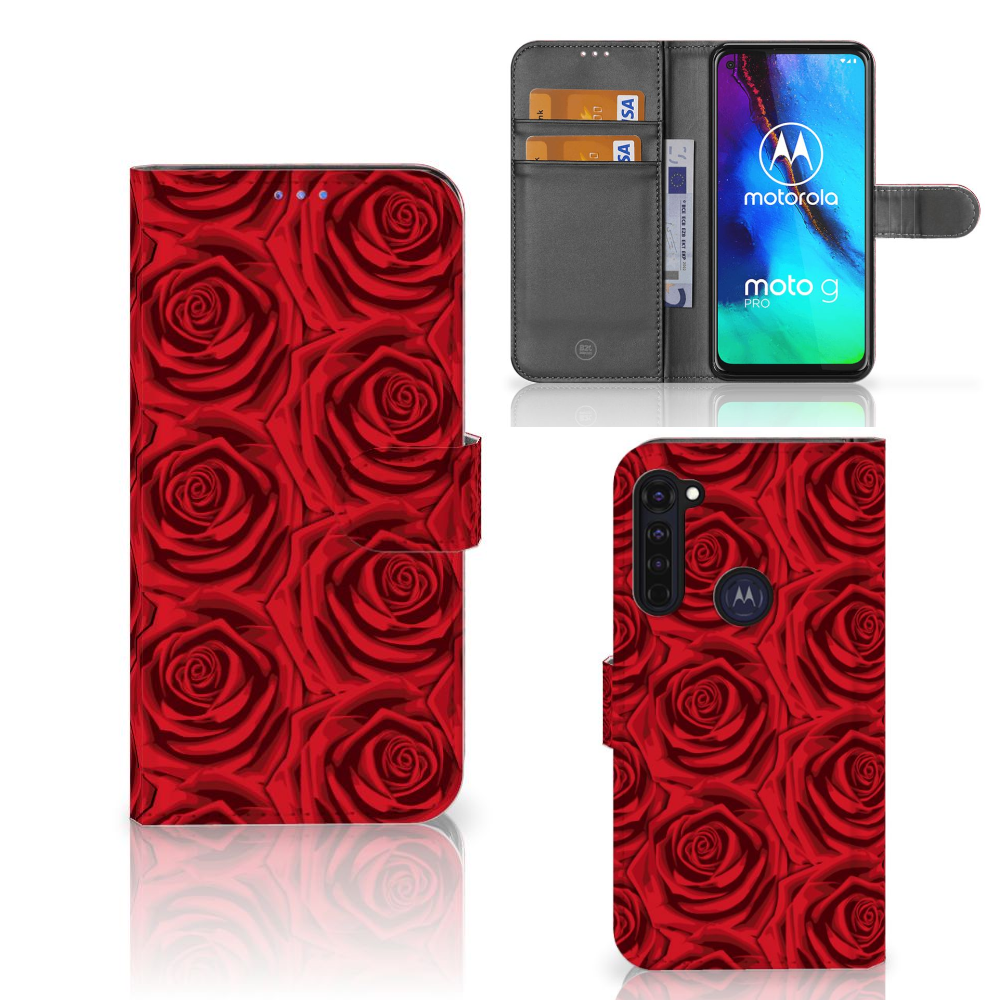 Motorola Moto G Pro Hoesje Red Roses