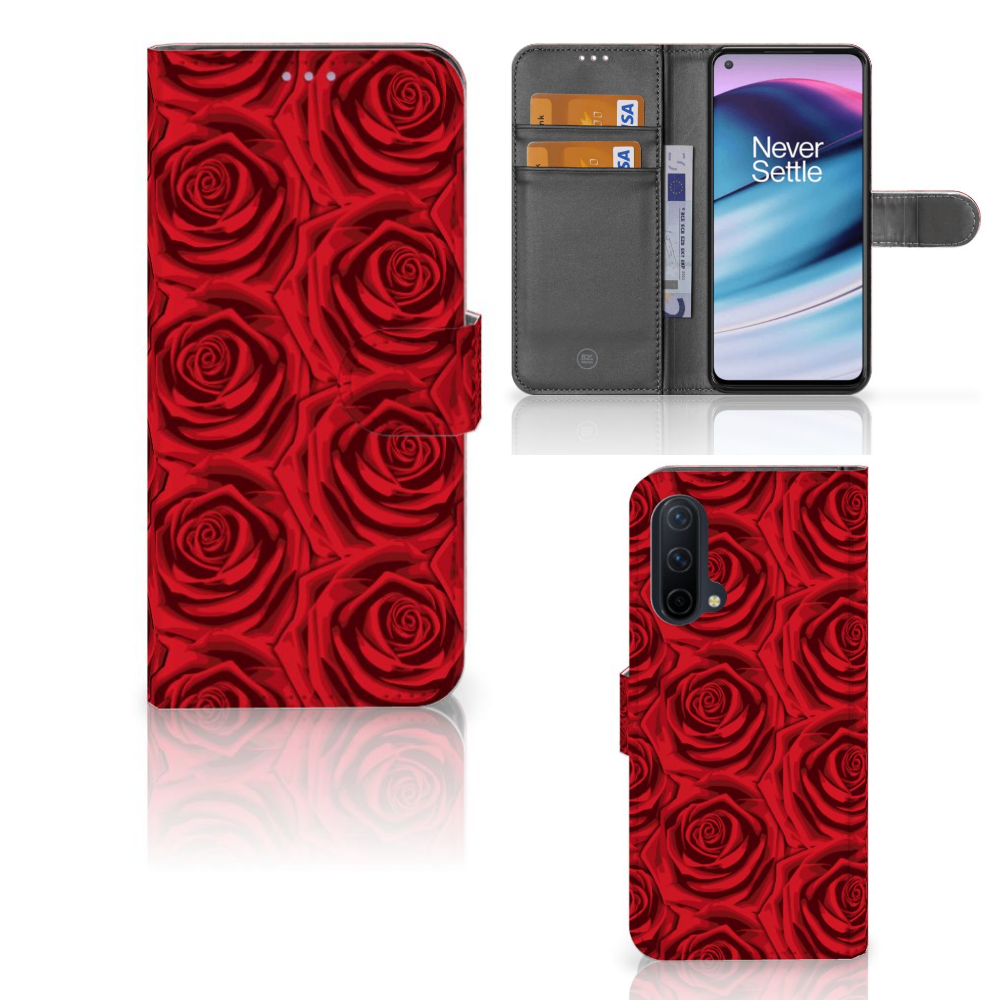 OnePlus Nord CE 5G Hoesje Red Roses