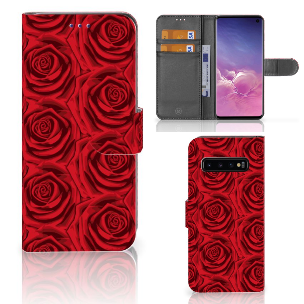 Samsung Galaxy S10 Hoesje Red Roses