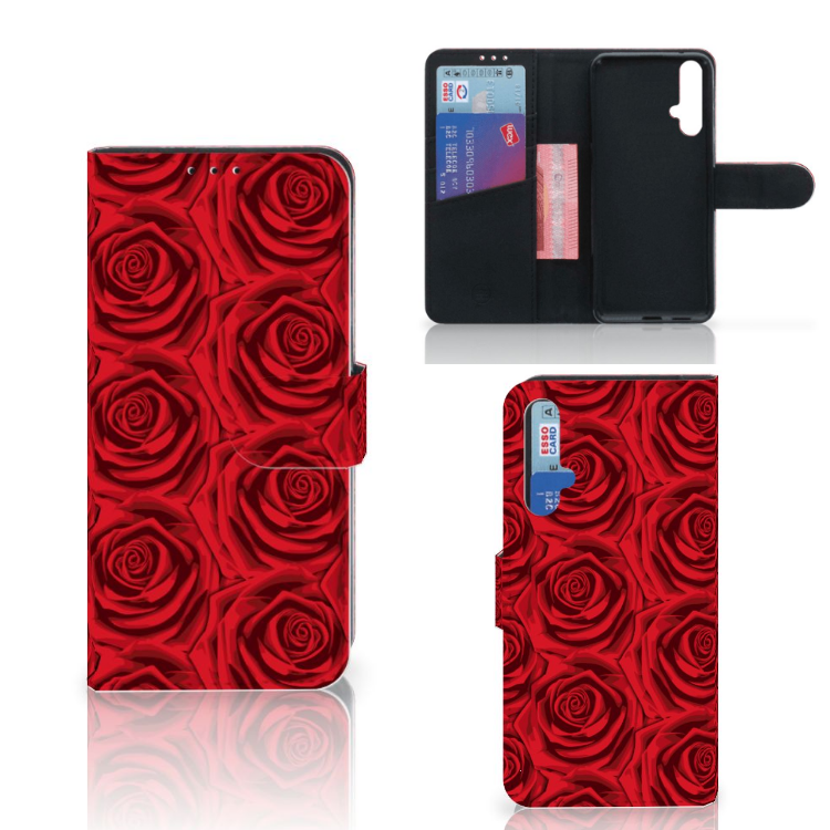 Honor 20 Hoesje Red Roses