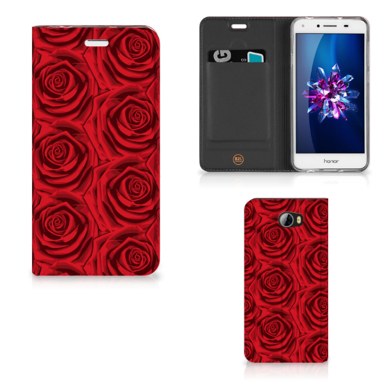Huawei Y5 2 | Y6 Compact Smart Cover Red Roses