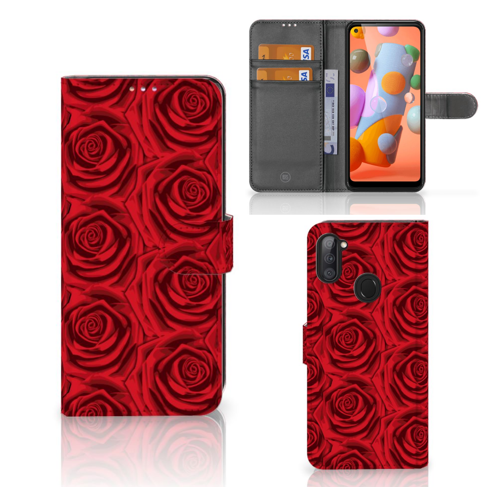 Samsung Galaxy M11 | A11 Hoesje Red Roses