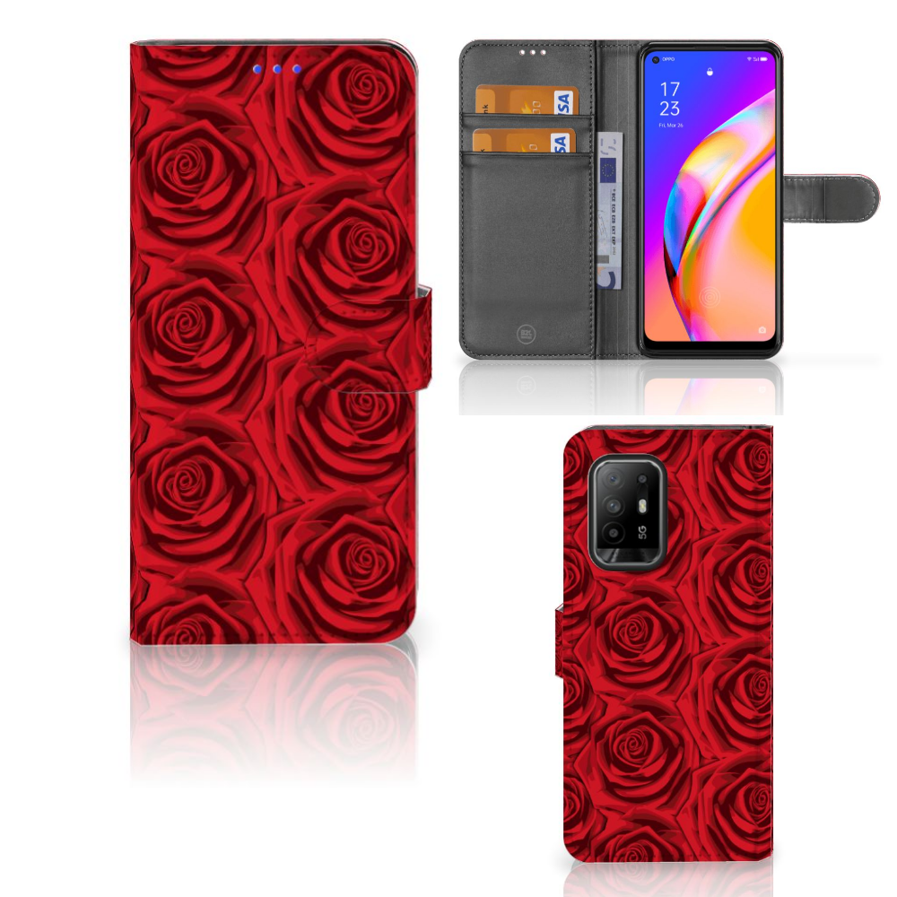 OPPO Reno5 Z | A94 5G Hoesje Red Roses
