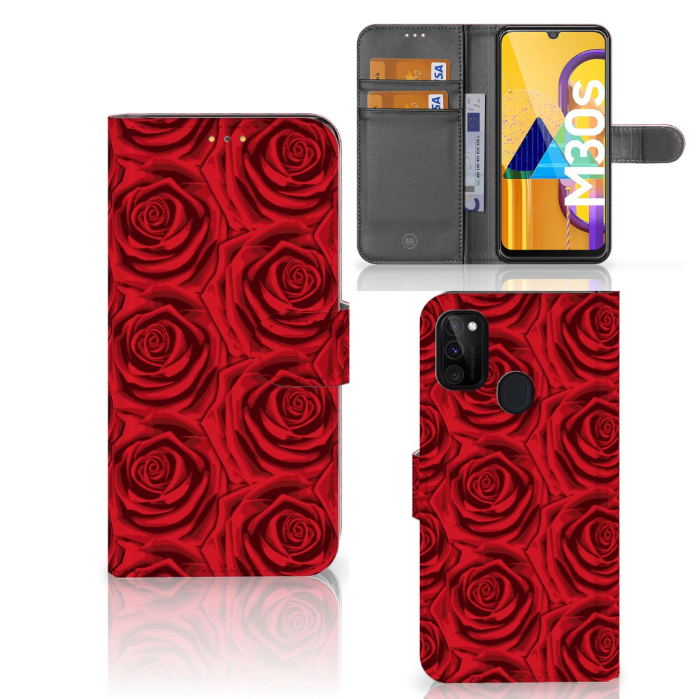 Samsung Galaxy M21 | M30s Hoesje Red Roses