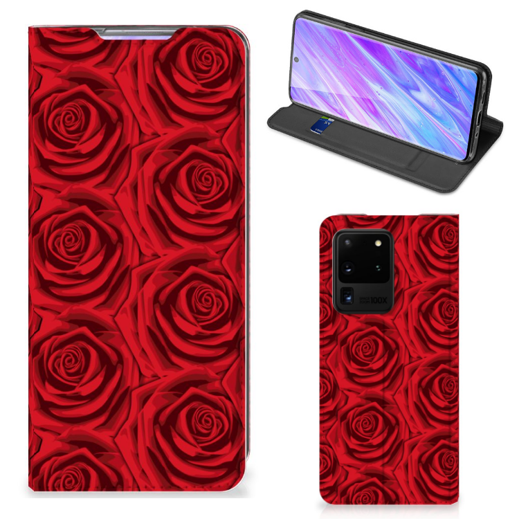 Samsung Galaxy S20 Ultra Smart Cover Red Roses