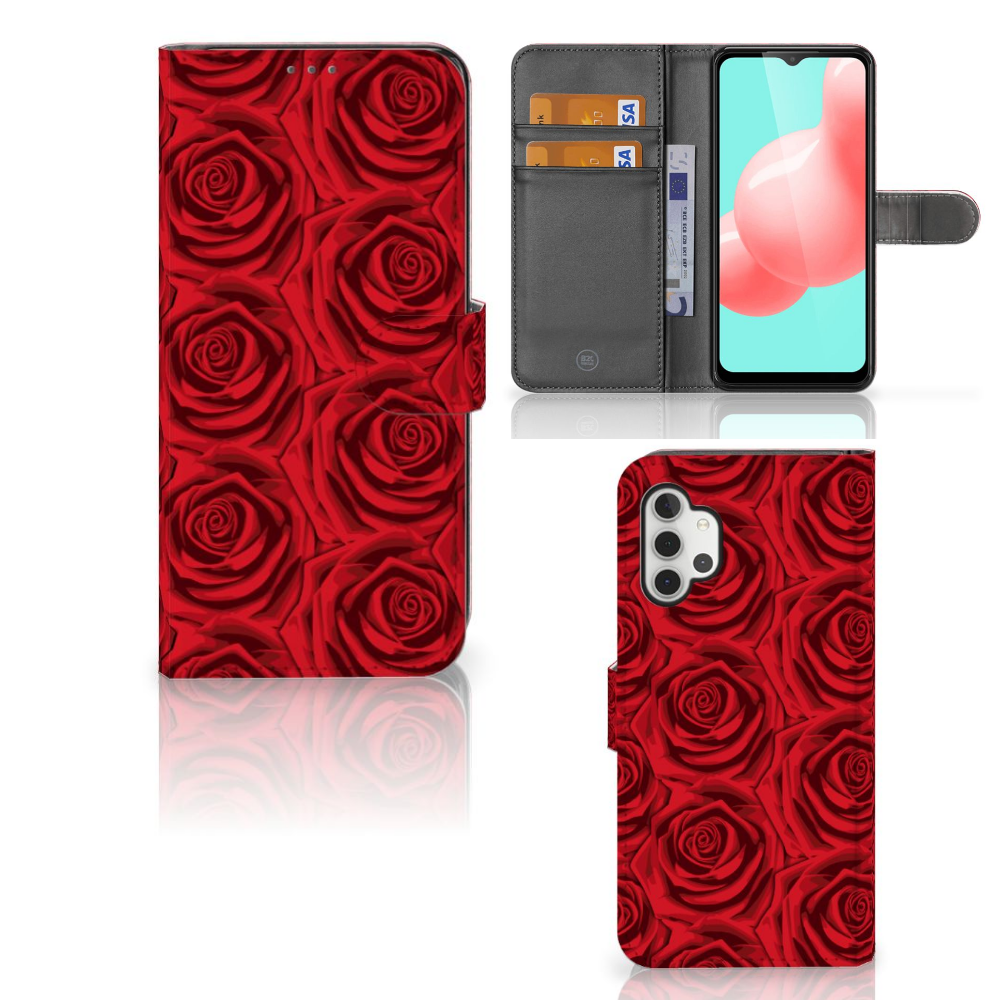 Samsung Galaxy A32 5G Hoesje Red Roses