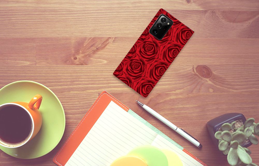 Samsung Galaxy Note 20 Ultra Smart Cover Red Roses