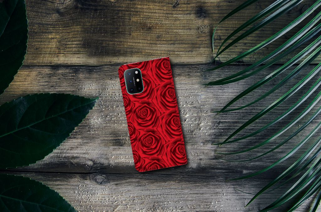 OnePlus 8T Smart Cover Red Roses