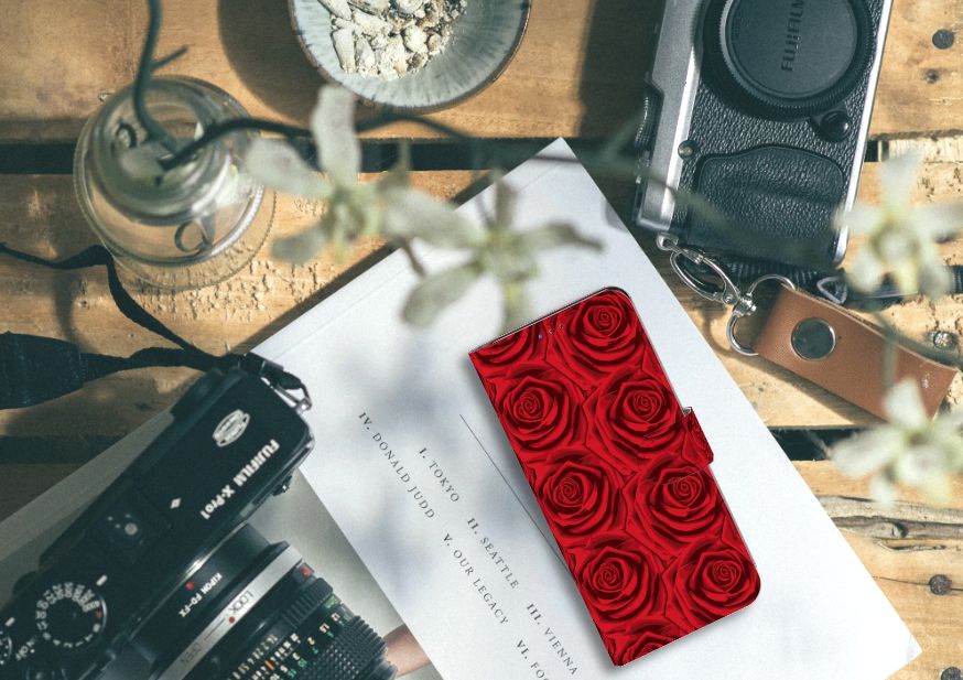 Samsung Galaxy A20s Hoesje Red Roses