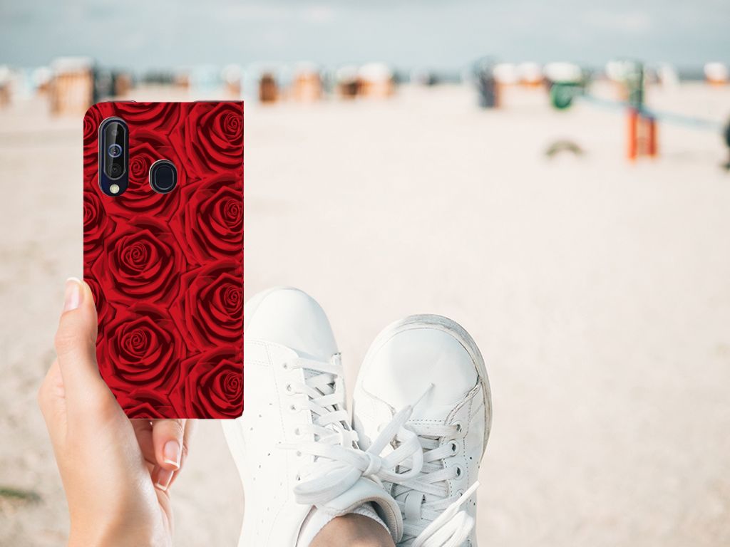 Samsung Galaxy A60 Smart Cover Red Roses