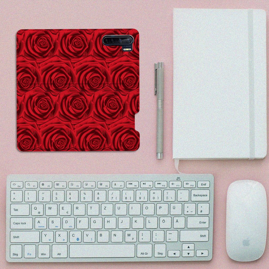 OPPO Reno3 | A91 Smart Cover Red Roses