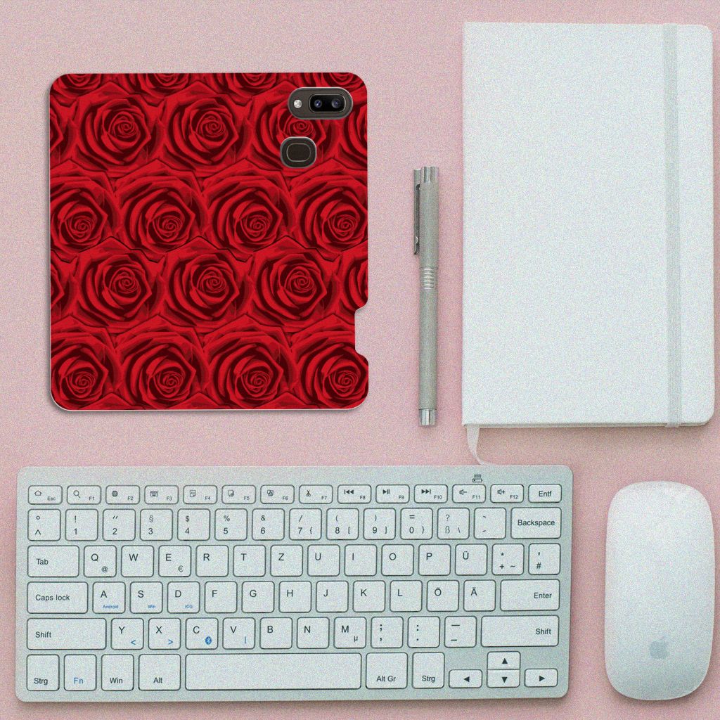 Samsung Galaxy A30 Smart Cover Red Roses