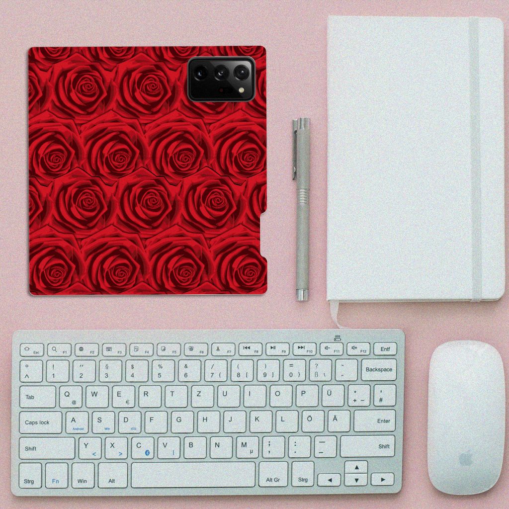 Samsung Galaxy Note 20 Ultra Smart Cover Red Roses