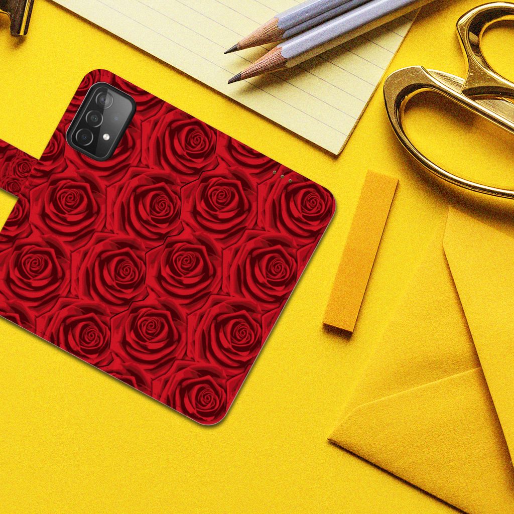 Samsung Galaxy A52 Hoesje Red Roses