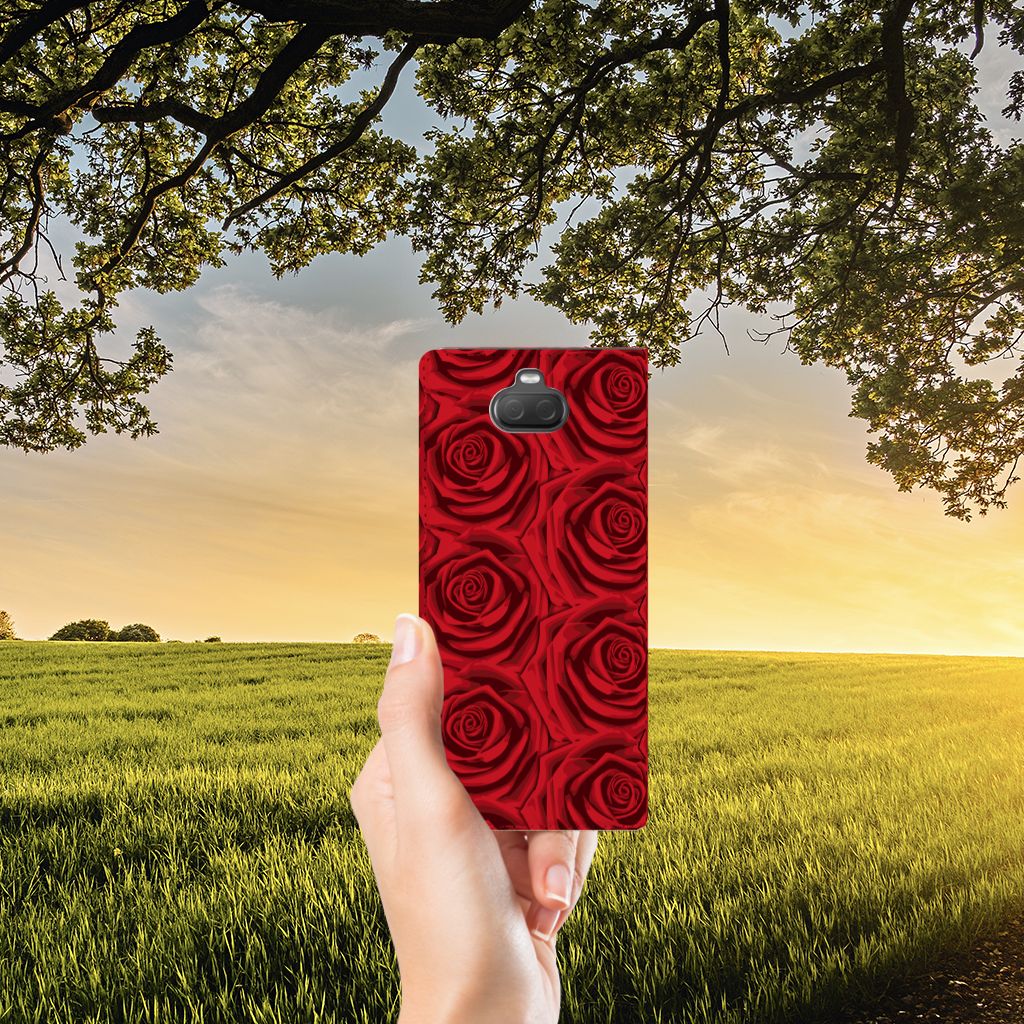 Sony Xperia 10 Plus Smart Cover Red Roses