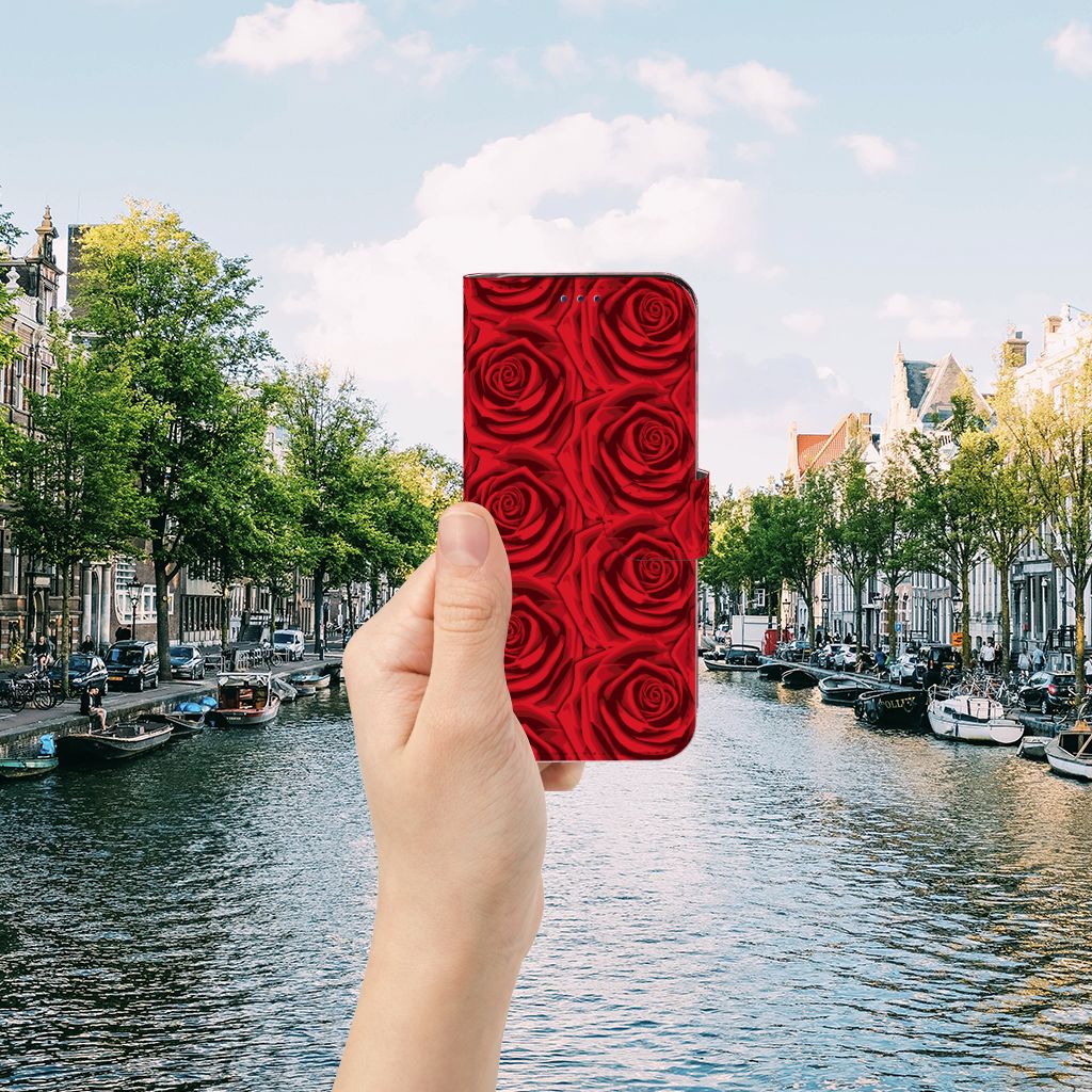 Samsung Galaxy A30 Hoesje Red Roses