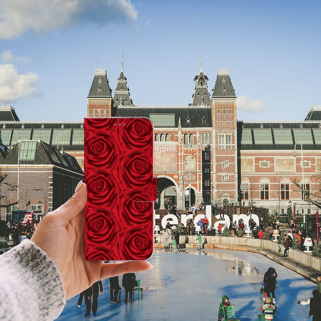 Samsung Galaxy A50 Hoesje Red Roses